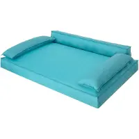 Stanis³aw Jurga Hundebett, Haustiermatratze, Katzenbett, Hundekissen, Hundekorb, Hundesofa, Liegeplatz für Hund, Orthopädische, Möbel, Blau, 99x66 cm