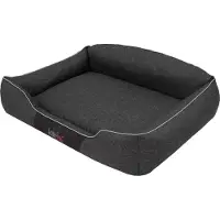 TexCorp Hundebett "Royal" L 65×50 cm – wasserabweisend, abnehmbarer Bezug, robust | Hundematratze Hundesofa Hundeschlafplatz Hundeschlafplatz Sofa | Doggy