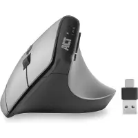 ACT Kabellose ergonomische Maus mit Bluetooth und USB-C/USB-A AC5155