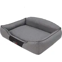 TexCorp Hundebett "Royal" XXL 110×85 cm – großes Hundebett, wasserfest, kratzfest, pflegeleicht & sicher | Doggy