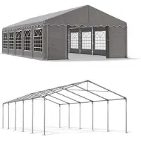 Das Company Sommer Zelt 5x10 Grau SUMMER IPE