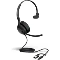 Jabra Evolve2 50, Kabelgebunden, 20 - 20000 Hz, 99 g, Kopfhörer