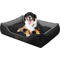 TexCorp Hundebett "Puffy" - XXL: 114x84 cm | Hundebett, Hundesofa, Hundekörbchen, Hundematratze, Hundecouch | Doggy