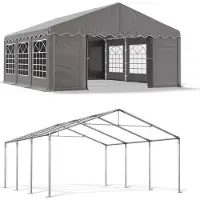 Das Company Sommer Zelt 6x6 Grau SUMMER IPE