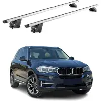 Aurilis Dachträger Grundtäger für BMW X5 F15 G05 2013-2025 100kg Alu Silber 2 tlg ABE