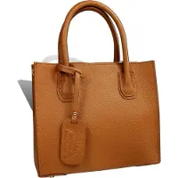 Toscanto Damen Handtasche Schultertasche Leder Tasche camel tan D2OTTM110SC