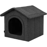 TexCorp Hundehütte Stoff faltbar für Hunde & Katzen - 32x38x38 cm - | Hundeecke, Ruhebereich, Zwinger, Tierheim, Hundezwinger, Haustierhütte | Doggy