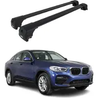 Omac 1240916B Dachreling Dachträger Aluminium 75 kg Max für BMW X4 (G02, F98)