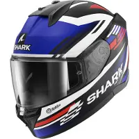 Shark D-Skwal 3 Firstlap Mat Schwarz Blau Rot KBR Größe M