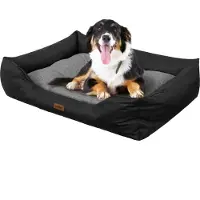 TexCorp Hundebett "Puffy" - M: 67x54 cm | Hundebett, Hundesofa, Hundekörbchen | Doggy