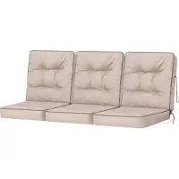 Stanislaw Jurga Schaukelkissen-Set "VENUS" – 3 Stück 50×110 cm | Bankkissen Garden Kissen Schaukelauflagen Bankauflagen Auflagen Kissen | HobbyGarden