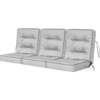 Stanislaw Jurga Schaukelkissen-Set "VENUS" – 3 Stück 60×110 cm | Bankkissen Garden Kissen Schaukelauflagen Bankauflagen Auflagen Kissen | HobbyGarden