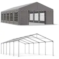 Das Company Sommer Zelt 4x10 Grau SUMMER IPE