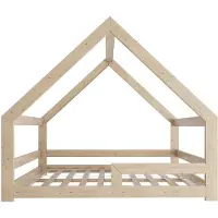 Need Sleep Hausbett Bodenbett 120x190 cm mit Rausfallschutz Symmetrisch