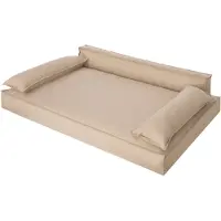 Stanis³aw Jurga Hundebett, Haustiermatratze, Katzenbett, Hundekissen, Hundekorb, Hundesofa, Liegeplatz für Hund, Orthopädische, Möbel, 78x54 cm, Beige