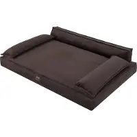 TexCorp Hundebett CHAMPION ( 99 x 66 cm ) – robustes Samt Haustierbett mit abnehmbarem Bezug, waschbar & komfortabel | Doggy