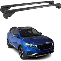 Omtec Dachträger Grundtäger für MG ZS 2017-2024 75kg Aluminium Schwarz 2 tlg