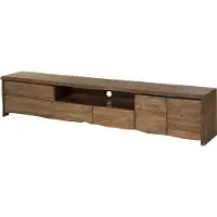 MASSIVMOEBEL24.DE MASSIVMOEBEL24 TV-Board Mango 260x45x50 braun geölt PURE MANGO #225