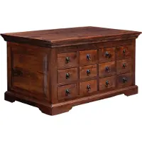 MASSIVMOEBEL24.DE MASSIVMOEBEL24 Couchtisch Akazie 100x60x54 nougat lackiert OXFORD #321
