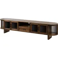 MASSIVMOEBEL24.DE MASSIVMOEBEL24 Lowboard Akazie 220x40x50 natur lackiert MADRID #80