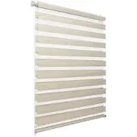 Sol Royal Doppelrollo SolDecor DL2, 60x150cm, Leinen – Klemmfix ohne Bohren