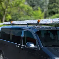Omtec 3x Dachträger + Leiterhalter Set für VW T7 Multivan 2021-2024 Lastanschläge