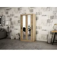 Minio Kleiderschränk 120 cm POLE Sonoma Eiche