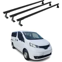 Omac 7566920B-3 Dachreling Dachträger Aluminium für NISSAN NV200 / Evalia Bus NV200 Kasten / Kombi