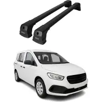 Omtec Dachträger Grundtäger für Mercedes Citan W420 2021-2025 75kg Alu Schwarz 2tlg