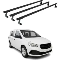 Omac Dachträger Grundtäger für Mercedes Citan W420 2021-2025 75kg Alu Schwarz 3 tlg