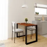 AKKE Locarno LOFT Tisch mit schwarze beine LxBxH: 60x60x75 cm