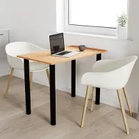 AKKE Bavaria Buche Tisch mit schwarze beine LxBxH: 120x60x74 cm