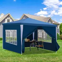 SWANEW Pavillon Pavillons & Partyzelte 3x3m Langlebig Festzelt Partyzelt Einfache Montage Camping