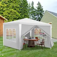 Yakimz Pavillon Pavillons & Partyzelte Einfache Demontage Hochzeit Festzelt Langlebig Partyzelt 3x3m