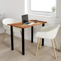 AKKE Burgund Tisch mit schwarze beine LxBxH: 90x60x74 cm