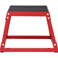 SUGIFT Plyometrische Sprungbox, 305 mm Plyo-Box, Plyometrische Plattform Plyobox Rot, Rutschfeste Fitness-Übungs-Step-Up-Box für Heimtraining, Konditions-Krafttraining, Gesäß, Oberschenkel Trainieren