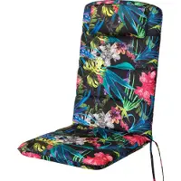 Hobbygarden Hochlehner Auflage "Antonia" (50×48×73 cm) – 6 cm dick | Sitzkissen, Sitzpolster, Gartenmöbel Kissen |