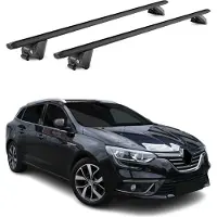 Aurilis Dachträger für Renault Megane Sporter / Grandtour 2016-25 100kg Alu ABE Schwarz