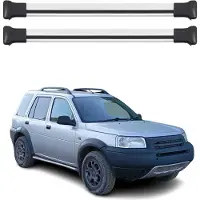 Omtec Dachträger Grundtäger für Land Rover Freelander I 1998-2006 75kg Alu Silber 2tlg
