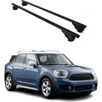Omtec Dachgepäckträger, Querstange, für Mini Countryman F60, Baujahr 2017-2024, Farbe: Schwarz