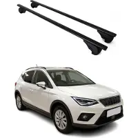 Omtec Dachträger Grundtäger für Seat Arona 2017-2025 75kg Metall Schwarz 2tlg