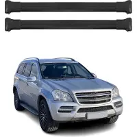 Omtec Dachträger Gepäckträger für Mercedes GL X164 2006-2012 Relingträger Alu Schwarz