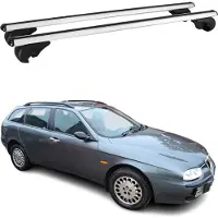 Omtec Dachträger Grundtäger für Alfa Romeo Tonale 2022-2025 75kg Aluminium Silber 2x
