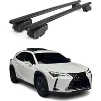 Omtec Dachquerträger für Lexus UX, Baujahre 2019-2021, aus Aluminium, schwarz