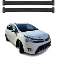 Omtec Dachträger Gepäckträger für Toyota Verso 3 2009-2018 Relingträger Alu Schwarz 2x