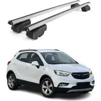 Omac Dachträger Grundtäger für Opel Mokka X 2016-2025 75kg Aluminium Silber 2 tlg