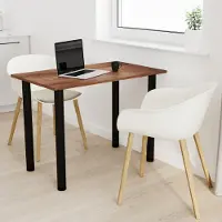 AKKE Antik Eiche Tisch mit schwarze beine LxBxH: 90x60x74 cm
