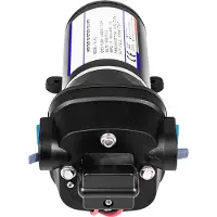 SucceBuy 12V FL-40 Hochdruck-Membran-Wasserpumpe, 40PSI Automatische selbstansaugende Wasserpumpe, 17L/MIN Misting Booster Sprayer Membranpumpe für Caravan Boot RV Garten