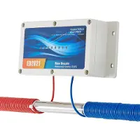 SucceBuy Elektronisches Wasserentkalkersystem von, salzfreier Wasseraufbereiter für hartes Wasser im ganzen Haus, verhindert Kalkablagerungen, über 10 Jahre haltbar