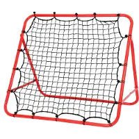 Yakimz Fußball Rebounder Rückprallwand Kickback Tor Prallwand Netz Einstellbar Fußballtraining 103 x 100 cm